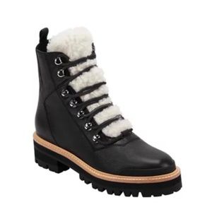 Marc Fisher LTD Izzie Fur Tongue Hiker Booties